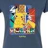 Women's - Pokémon - Pikachu Summer Fitted Graphic T-Shirt - 2 of 3