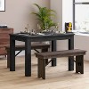 Taylor & Logan 46"x30" Ingles Rectangular Dining Table - 3 of 4