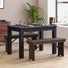 Taylor & Logan 46"x30" Ingles Rectangular Dining Table - image 3 of 4