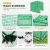 EAGLE PEAK 8'x6' Portable Walk-in Greenhouse with Zippered Doors and Windows - 4 of 4