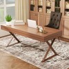 HOMCOM Area Rug, Boho Machine Washable Rug, Non-Slip Low Pile Carpet for Living Room, Bedroom, Dining Room, Home Office - 2 of 4