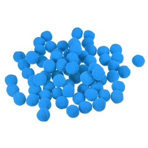 Unique Bargains Home Crafts Project DIY Polyester Felt Balls Beads 300 Pcs - 1 of 4