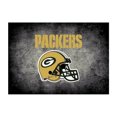 NFL Green Bay Packers 4'x6' Distressed Rug 