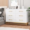 6 Drawer Dresser for Bedroom, Tall Chest with Soft-Close Glides, Anti-Tip Kit - 3 of 4