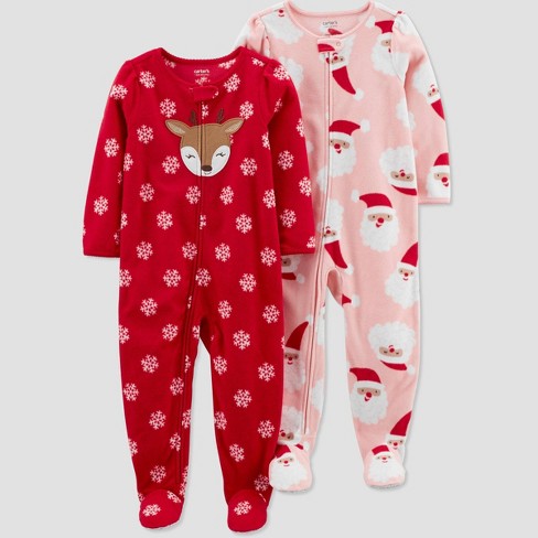 Girls Carter's 3-Piece Cat Unicorn Pajama Set