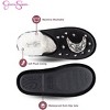 Jessica Simpson Women's Velour Slip-On Moon & Star Embellished Slipper - 2 of 4