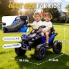 JOYRACER 24V Kids Ride-On ATV Toys,  Extra Large Electric 4-Wheeler Cars W/Remote, Storytelling function, Music, Bluetooth, USB & MP3 for Kids - 4 of 4