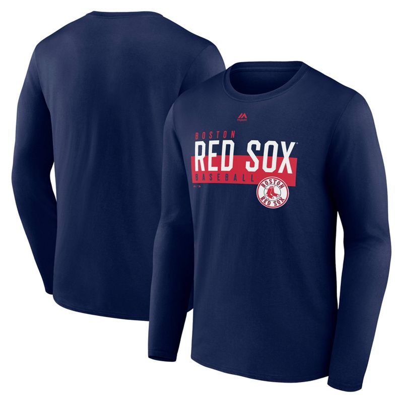 MLB Boston Red Sox Men&#39;s Long Sleeve Core T-Shirt, 1 of 4
