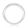 Pompeii3 1/10ct Pave Diamond Wedding Ring 14K White Gold - 2 of 4