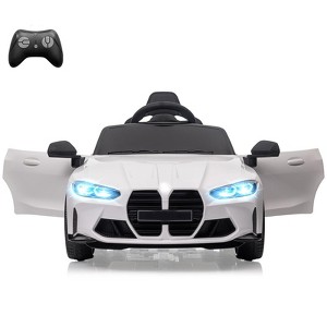 12V Electric Ride On Car, Sports Car for Kids, Electric Vehicle for 3+, Power Wheels for Boys Girls - 1 of 4