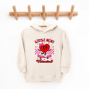 The Juniper Shop Little Miss Valentine Skateboard Toddler Graphic Hoodie - 1 of 3