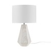 Ink+Ivy 13"x23" Flinn Table Lamp: Resin, Faux Wood, Drum Shade, UL Listed, LED Included - 3 of 4