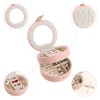 Unique Bargains PU Leather 2 Layer Storage Holder Jewelry Box for Women Girls Birthday Gifts - 3 of 4