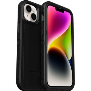 OtterBox DEFENDER SERIES XT case w/MagSafe for iPhone 14 Plus - Black (77-89136) - 1 of 4