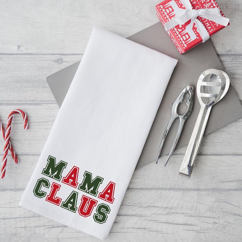 City Creek Prints Mama Claus Colorful Tea Towels - White, 2 of 3