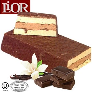 Lior 7-Layer Halva 6.6 lb - Gourmet Dessert With Sesame Seeds, Creamy Cocoa Layers, Indulgent Chocolate Shell - Decadent Isra - 1 of 3