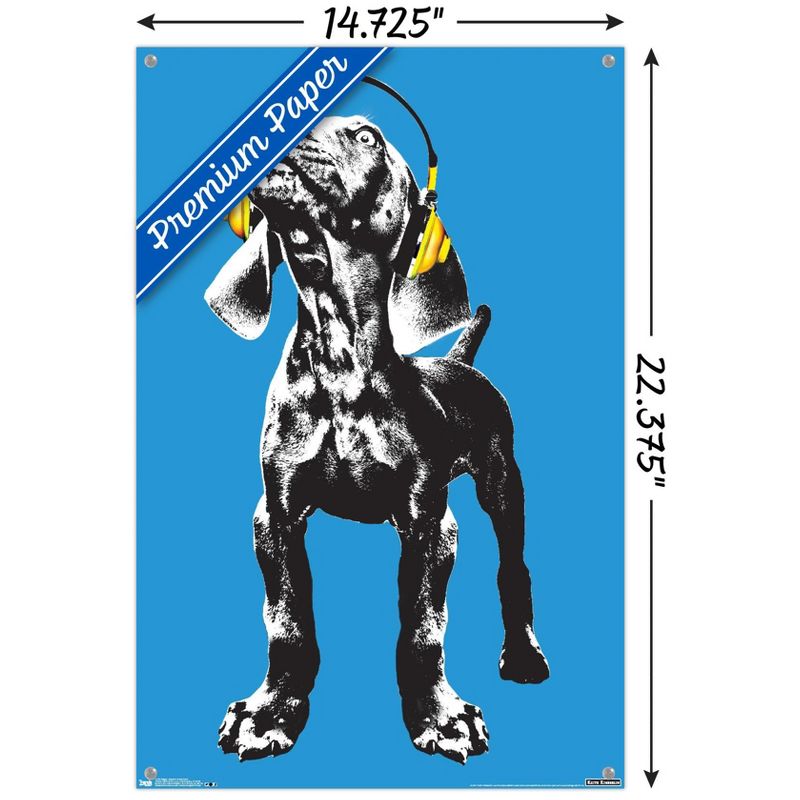 Trends International Keith Kimberlin - Puppy - Modern Weimaraner Pop Art Unframed Wall Poster Prints, 3 of 7