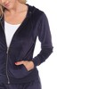 Women's Velour Jacket -White Mark - 3 of 3