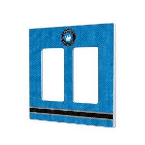 MLS Eastern Conference Teams Stripe Hidden-Screw Light Switch Plate for Double Rocker - 1 of 4