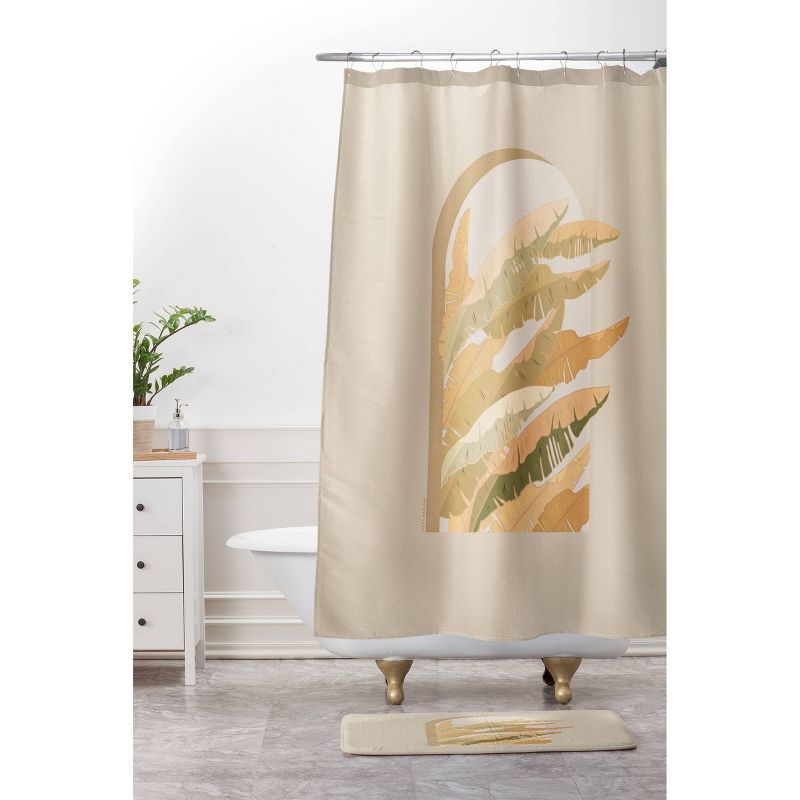 Iveta Abolina Sorrento Sunset Shower Curtain Brown - Deny Designs, 4 of 5