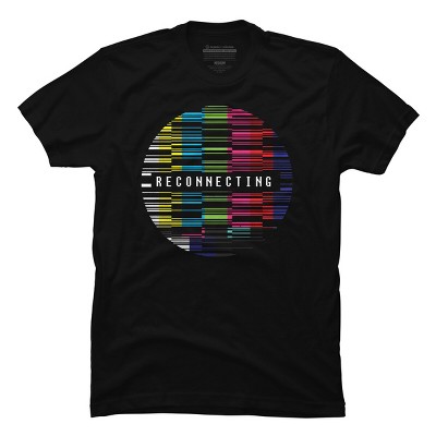 Men's Design By Humans Reconnecting By clingcling T-Shirt