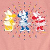 Girls' - Disney - Minnie Mouse Dots Fitted Short Sleeve Graphic T-Shirt - 2 of 4