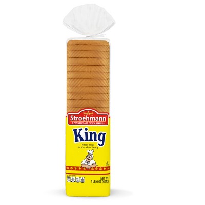 Stroehmann King White Sandwich Bread - 22oz