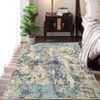 Indoor Soft Modern Abstract Area Rugs Machine Washable Low Pile Non Slip Foldable Carpet for Living Room Bedroom Easy Care Room Decor - 3 of 4