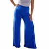 Women's Slink Fabric Palazzo Pants - MAGIA - 3 of 3