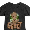 Girls' - Marvel - Guardians of the Galaxy Baby Groot Fitted Short Sleeve Graphic T-Shirt - 2 of 4