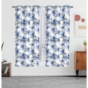 Margaret Josephs Printed Blackout Double Panel Set - 1 of 2