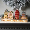 16"L Sullivans Christmas Colorful Lighted House Scene  Multicolor - 3 of 4