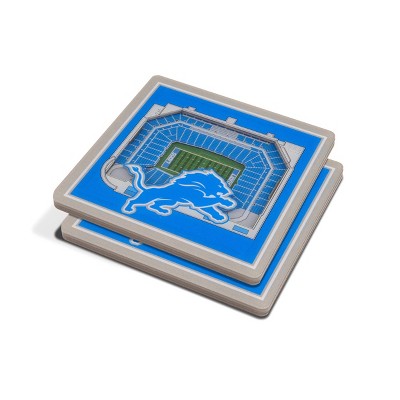 NFL Detroit Lions 3D Stadium View Coaster