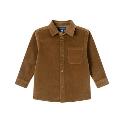 Andy & Evan  Toddler  Brown Corduroy Buttondown.