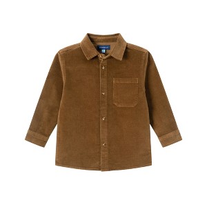 Andy & Evan  Toddler  Brown Corduroy Buttondown. - 1 of 4