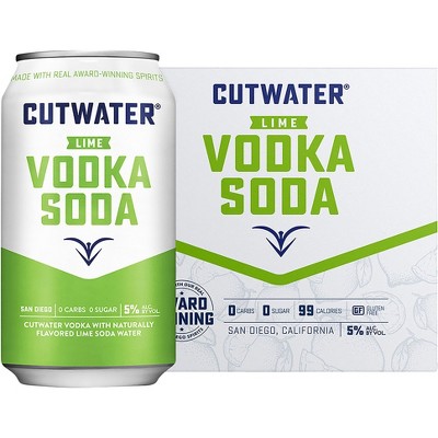 Cutwater Fugu Cucumber Vodka Soda Cocktail - 4pk/12 fl oz Cans
