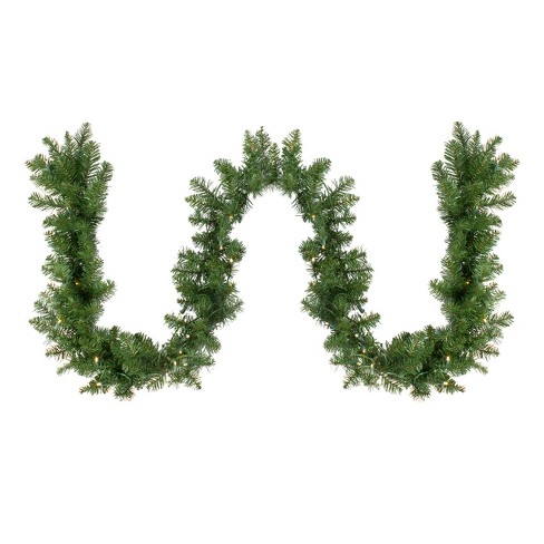 Northlight Pre-Lit Buffalo Fir Christmas Commercial Garland - 50' x 8"  - Warm White LED Lights - image 1 of 3