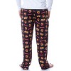 Marvel Mens' Deadpool Chimichangas Food Truck  Sleep Pajama Pants Black - 4 of 4