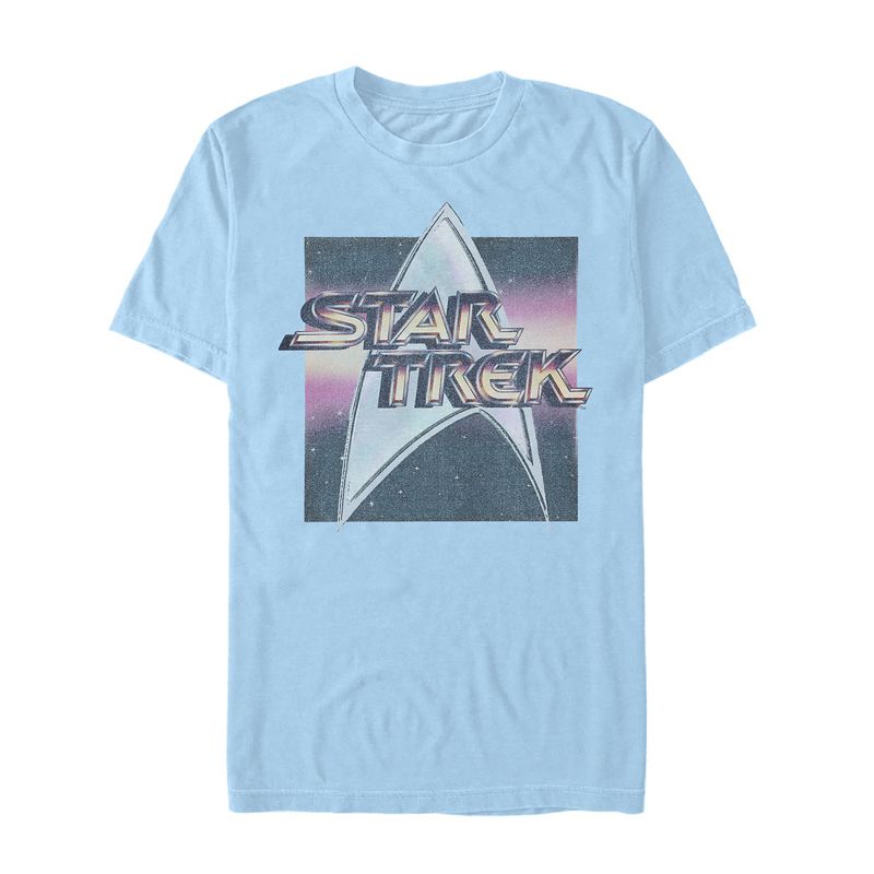 Men's Star Trek Vintage Logo Box T-Shirt, 1 of 4