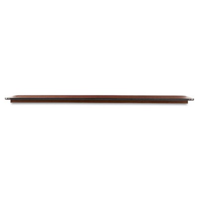 Mahogany Rectangular 72'' Folding Table with Scratch-Resistant Top