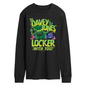 Men's - Spongebob Squarepants - Spongebob: The Search For Squarepants To Davey Jones Locker Long Sleeve Graphic T-Shirt - 1 of 4