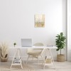 Stupell Industries Distressed Abstract Paint Strokes Beige Grey Horizon Circles Wall Plaque Art, 13" x 19" - 3 of 4