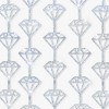 KatchOn, Holographic Silver Foil Diamond Curtains - 3.4x6.5 Feet, Pack of 2 | Diamond Backdrop Curtain |Bachelorette Party Decorations - 4 of 4