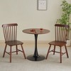 CENGHU Round Dining Table, Modern Kitchen Table 31.5" Tulip Design, Medieval Casual Table Seating 4 People for Dining Room, Kitchen, Living Room - 2 of 4