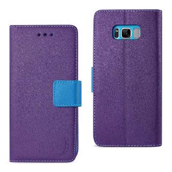 Reiko Samsung Galaxy S8 3-in-1 Wallet Case in Purple