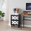 Whizmax Modern NightStand, End Table Bedside Table with 2 Mirrored Storage Drawer, Night Stand Side Table for Bedroom, Living Room - 4 of 4