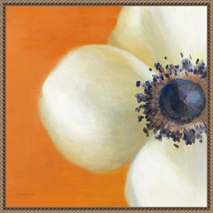 Amanti Art Contemporary Poppy by Danhui Nai Framed Canvas Wall Art - 1 of 4