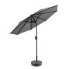 WestinTrends 9 Ft Outdoor Patio Market Umbrella with Black Round Base - 2 of 4