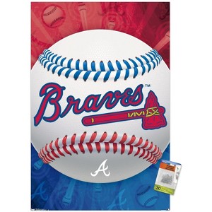 Trends International MLB Atlanta Braves - Logo 13 Unframed Wall Poster Prints - 1 of 4
