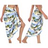 HAPPY BAY Women's Summer Beach Bikini Wraps Sarong Cover up Wrap Bathing suit Swimsuit Cover Ups for Swimwear Women One Size Blue, Tree - 4 of 4